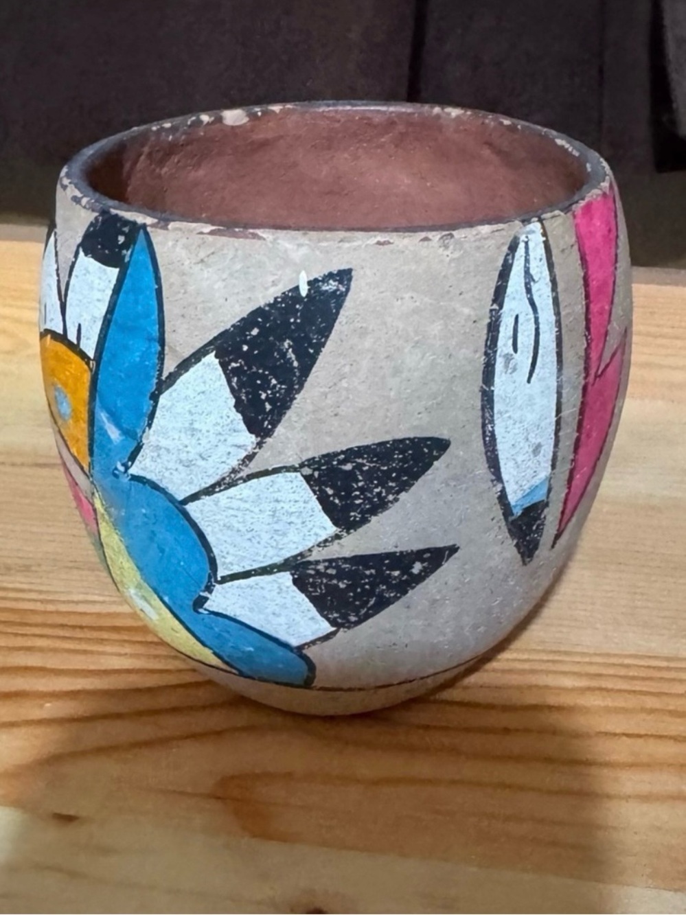 VINTAGE JEMEZ PUEBLO POTTERY BOWL